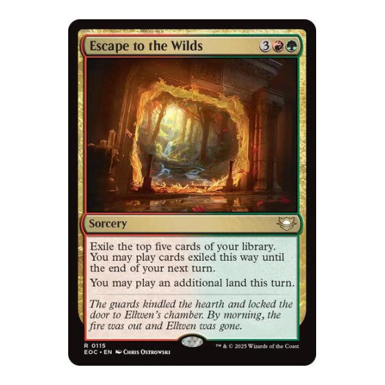 Escape to the Wilds (EOC) #115 Rare (Lightly Played) Commander: Edge of Eternities Magic: The Gathering: 2025