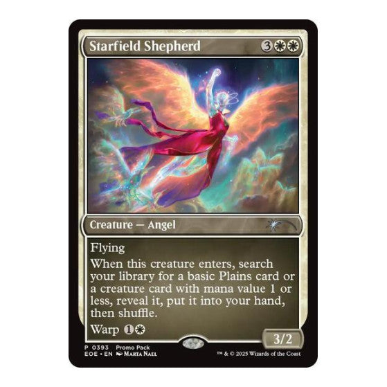Starfield Shepherd (PPEOE) #393 Promo (Lightly Played) Promo Pack: Edge of Eternities Magic: The Gathering: 2025