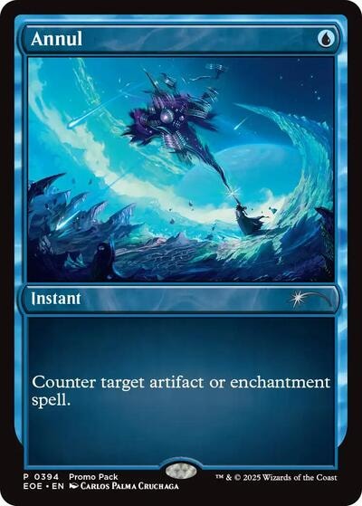 Annul (PPEOE) #394 Promo (Lightly Played) Promo Pack: Edge of Eternities Magic: The Gathering: 2025
