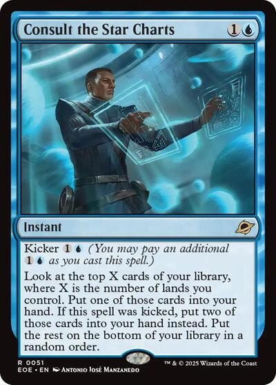Consult the Star Charts (EOE) #51 Rare (Near Mint) Edge of Eternities Magic: The Gathering: 2025