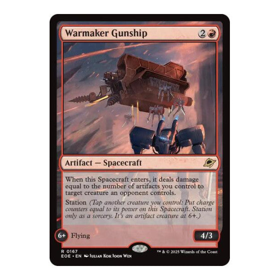 Warmaker Gunship (EOE) #167 Rare Edge of Eternities Magic: The Gathering: 2025