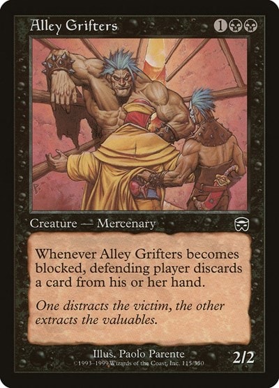 Alley Grifters (MMQ) #115 Common (Moderately Played) Mercadian Masques Magic: The Gathering: 1999