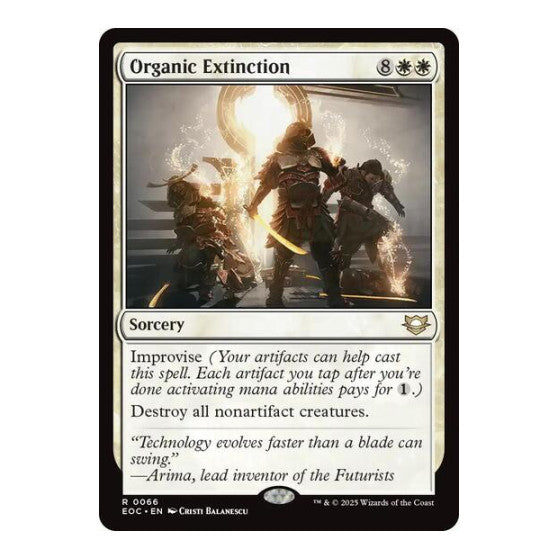 Organic Extinction (EOC) #66 Rare (Lightly Played) Commander: Edge of Eternities Magic: The Gathering: 2025