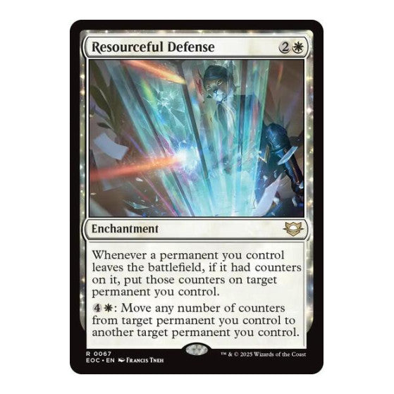 Resourceful Defense (EOC) #67 Rare (Lightly Played) Commander: Edge of Eternities Magic: The Gathering: 2025