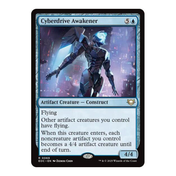 Cyberdrive Awakener (EOC) #69 Rare (Lightly Played) Commander: Edge of Eternities Magic: The Gathering: 2025