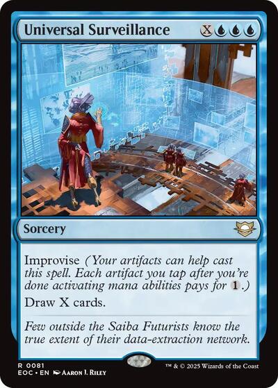Universal Surveillance (EOC) #81 Rare (Lightly Played) Commander: Edge of Eternities Magic: The Gathering: 2025