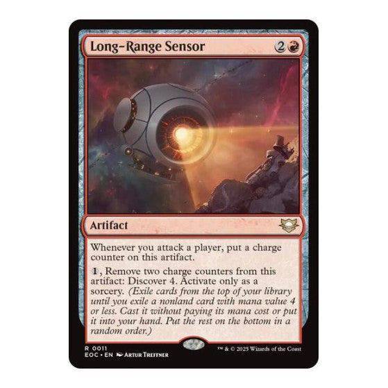 Long-Range Sensor (EOC) #11 Rare (Lightly Played) Commander: Edge of Eternities Magic: The Gathering: 2025
