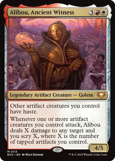 Alibou Ancient Witness (EOC) #113 Mythic Rare (Near Mint) Commander: Edge of Eternities Magic: The Gathering: 2025