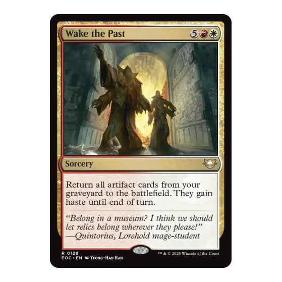 Wake the Past (EOC) #128 Rare (Lightly Played) Commander: Edge of Eternities Magic: The Gathering: 2025