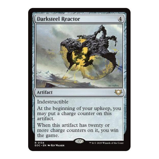 Darksteel Reactor (EOC) #134 Rare (Lightly Played) Commander: Edge of Eternities Magic: The Gathering: 2025