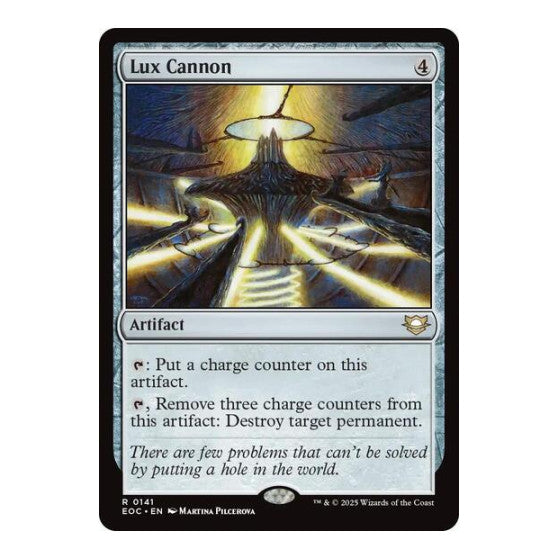 Lux Cannon (EOC) #141 Rare (Lightly Played) Commander: Edge of Eternities Magic: The Gathering: 2025