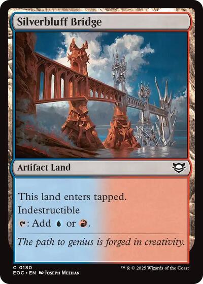 Silverbluff Bridge (EOC) #180 Common (Lightly Played) Commander: Edge of Eternities Magic: 2025