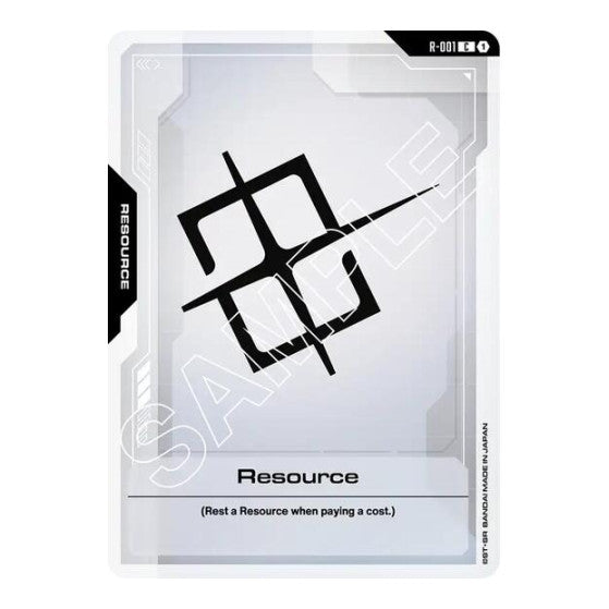 Resource (GD01) #R-001 Common (Lightly Played) Newtype Rising Gundam Card Game: 2025