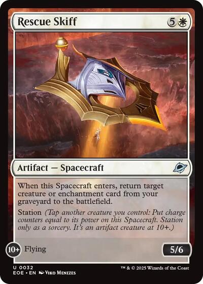 Rescue Skiff (EOE) #32 Uncommon (Lightly Played) Edge of Eternities Magic: 2025