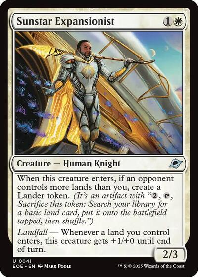 Sunstar Expansionist (EOE) #41 Uncommon (Lightly Played) Edge of Eternities Magic: 2025