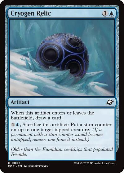 Cryogen Relic (EOE) #52 Common Edge of Eternities Magic: 2025
