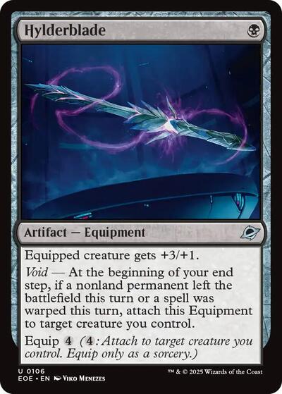 Hylderblade (EOE) #106 Uncommon (Lightly Played) Edge of Eternities Magic: The Gathering: 2025
