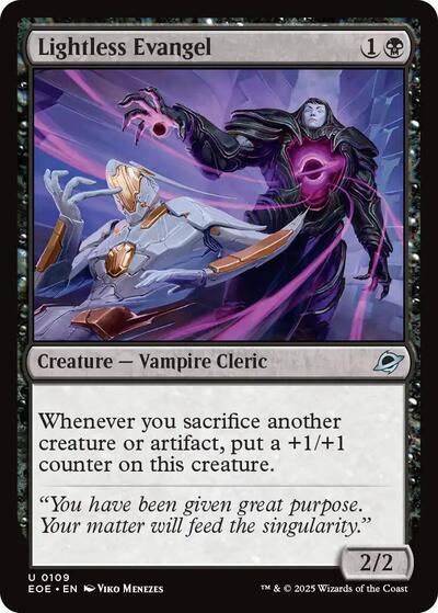 Lightless Evangel (EOE) #109 Uncommon Edge of Eternities Magic: The Gathering: 2025