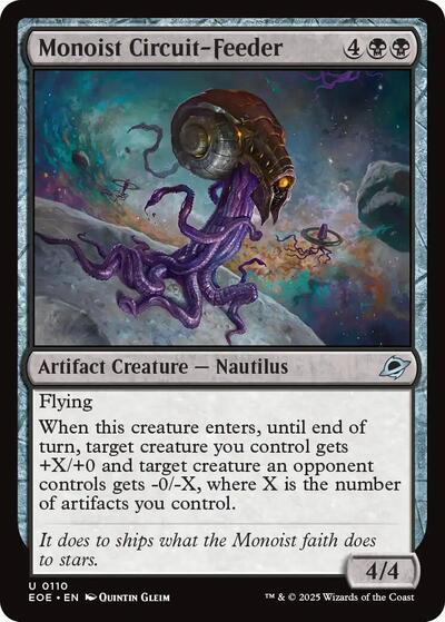 Monoist Circuit Feeder (EOE) #110 Uncommon (Lightly Played) Edge of Eternities Magic: The Gathering: 2025