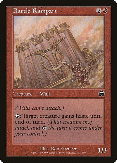Battle Rampart (MMQ) #173 Common (Lightly Played) Mercadian Masques Magic: 1999