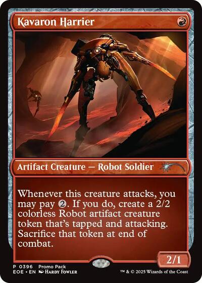 Kavaron Harrier (PPEOE) #396 P (Lightly Played) Promo Pack: Edge of Eternities Magic: The Gathering: 2025