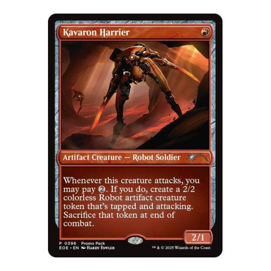 Kavaron Harrier (PPEOE) #396 Promo Promo Pack: Edge of Eternities Magic: The Gathering: 2025