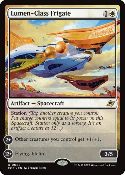 Lumen Class Frigate (EOE) #25 Rare (Lightly Played) Edge of Eternities Magic: The Gathering: 2025
