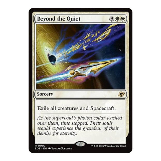 Beyond the Quiet (EOE) #7 Rare (Lightly Played) Edge of Eternities Magic: The Gathering: 2025