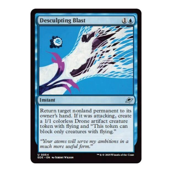 Desculpting Blast (EOE) #54 Uncommon (Lightly Played) Edge of Eternities Magic: The Gathering: 2025