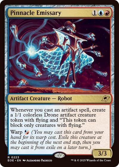 Pinnacle Emissary (EOE) #223 Rare (Lightly Played) Edge of Eternities Magic: The Gathering: 2025
