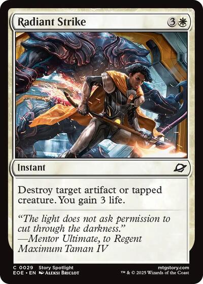 Radiant Strike (EOE) #29 Common (Lightly Played) Edge of Eternities Magic: The Gathering: 2025