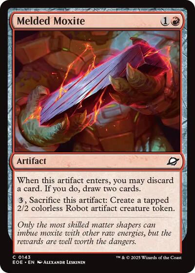 Melded Moxite (EOE) #143 Common (Lightly Played) Edge of Eternities Magic: 2025