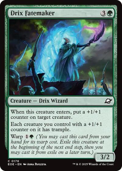 2025 Magic: Edge of Eternities (EOE) - Drix Fatemaker (#178, Common) (Lightly Played)