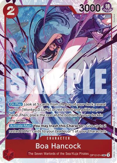 Boa Hancock (OP12) #OP12-014 Secret Rare (Foil Near Mint) Legacy of the Master One Piece Card Game: 2025