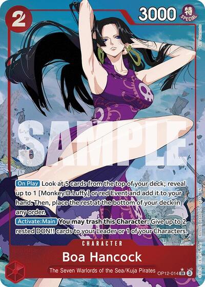 Boa Hancock Alternate Art (OP12) #OP12-014 Secret Rare (Foil Near Mint) Legacy of the Master One Piece Card Game: 2025