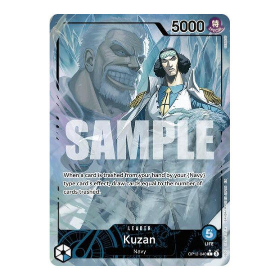 Kuzan (040) (Alternate Art) (OP12) #OP12-040 Leader (Foil Near Mint) Legacy of the Master One Piece Card Game: 2025