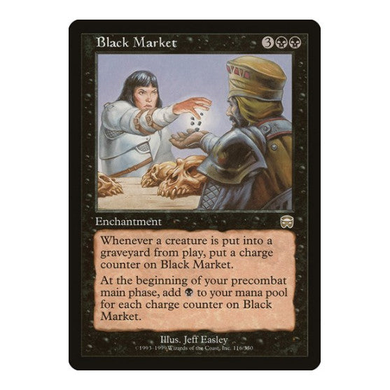 Black Market (MMQ) #116 Rare (Near Mint) Mercadian Masques Magic: The Gathering: 1999