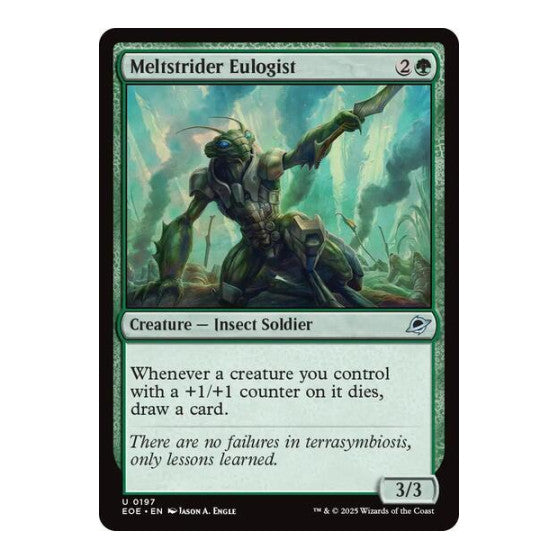 Meltstrider Eulogist (EOE) #197 Uncommon (Lightly Played) Edge of Eternities Magic: The Gathering: 2025
