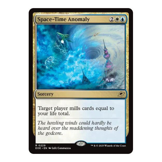 Space-Time Anomaly (EOE) #229 Rare (Lightly Played) Edge of Eternities Magic: The Gathering: 2025