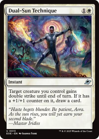 Dual Sun Technique (EOE) #13 Uncommon (Lightly Played) Edge of Eternities Magic: The Gathering: 2025