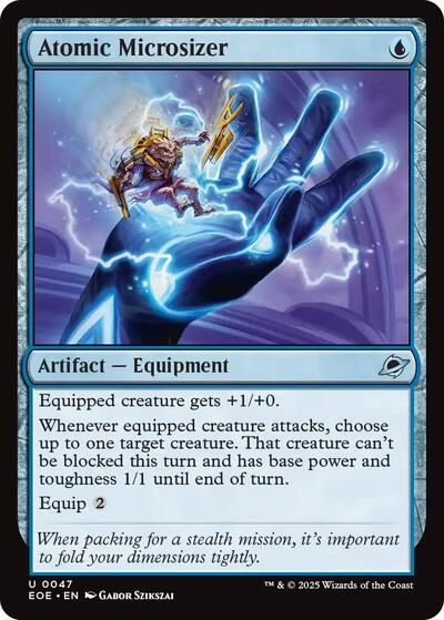 Atomic Microsizer (EOE) #47 Uncommon (Lightly Played) Edge of Eternities Magic: 2025
