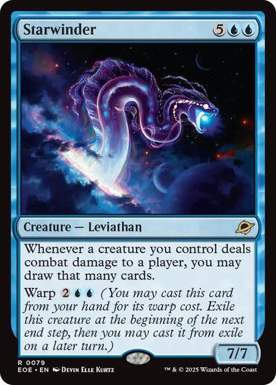 Starwinder (EOE) #79 Rare (Lightly Played) Edge of Eternities Magic: 2025