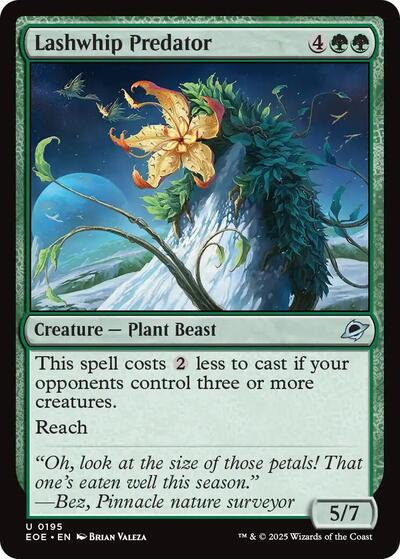 Lashwhip Predator (EOE) #195 Uncommon (Lightly Played) Edge of Eternities Magic: The Gathering: 2025