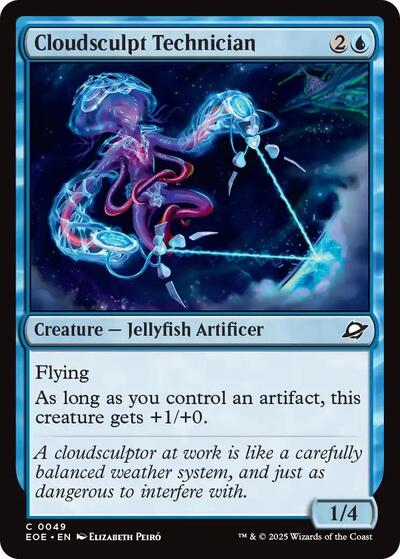 2025 Magic: Edge of Eternities (EOE) - Cloudsculpt Technician (#49, Common)