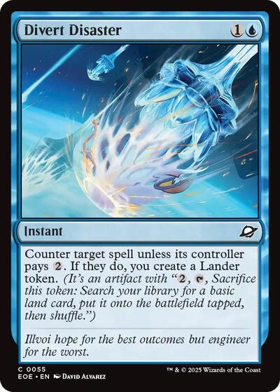 Divert Disaster (EOE) #55 Common (Lightly Played) Edge of Eternities Magic: 2025