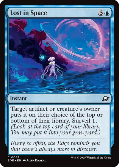 Lost In Space (EOE) #62 Common (Lightly Played) Edge of Eternities Magic: The Gathering: 2025