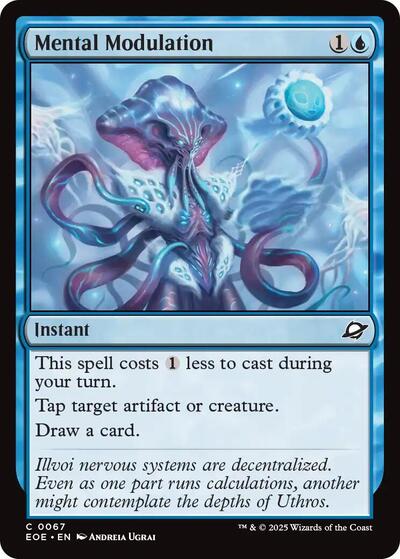 Mental Modulation (EOE) #67 Common (Lightly Played) Edge of Eternities Magic: The Gathering: 2025