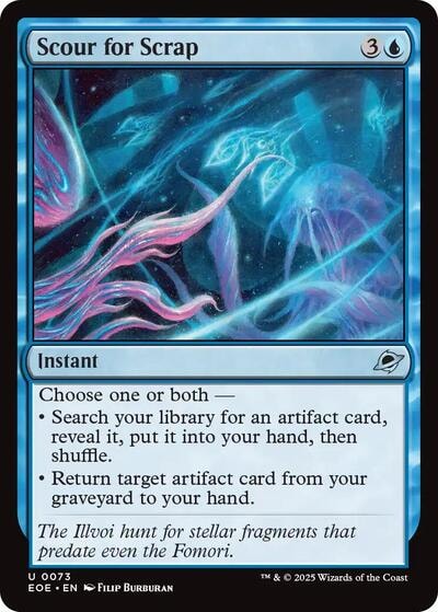 Scour for Scrap (EOE) #73 Uncommon (Lightly Played) Edge of Eternities Magic: The Gathering: 2025