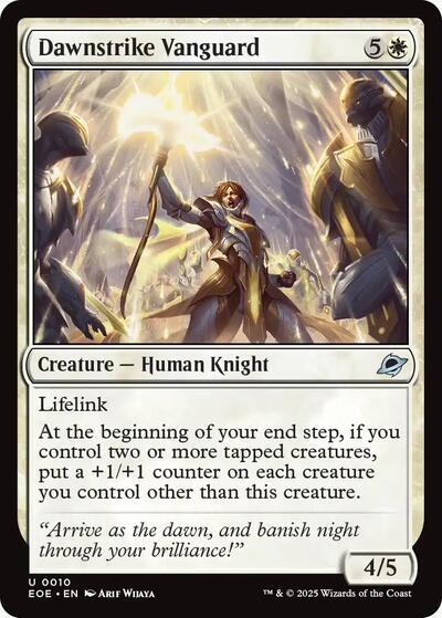 Dawnstrike Vanguard (EOE) #10 Uncommon (Lightly Played) Edge of Eternities Magic: The Gathering: 2025