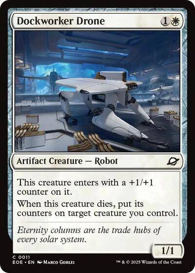 Dockworker Drone (EOE) #11 Common (Lightly Played) Edge of Eternities Magic: 2025